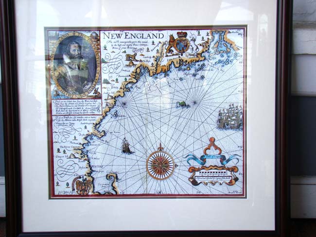 A fine reproduction map of Capt. John Smith,s Map fo New England first published in 1614 — image 2
